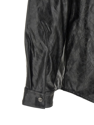 Diesel Black Viscose Blouse