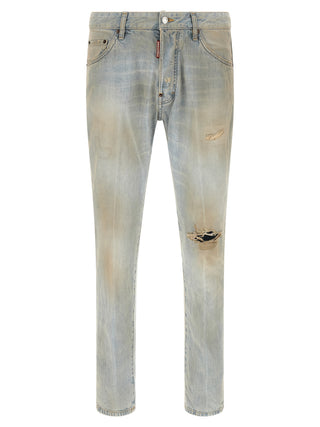 Dsquared² Blue Cotton Jeans Denim