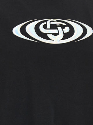 Casablanca Black Organic Cotton T-Shirt