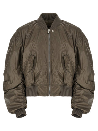 Rick Owens Gray Nylon Bomber