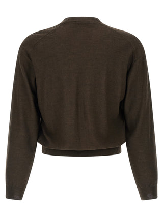 Lemaire Brown Marabou Cardigan