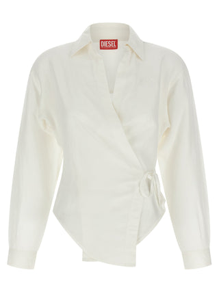 Diesel White Modal Blouse