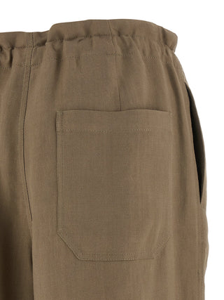 Brunello Cucinelli Beige Viscose Casual Pants