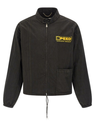 Maison Margiela Gray Cotton Shell Jacket