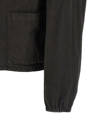 Maison Margiela Gray Cotton Shell Jacket