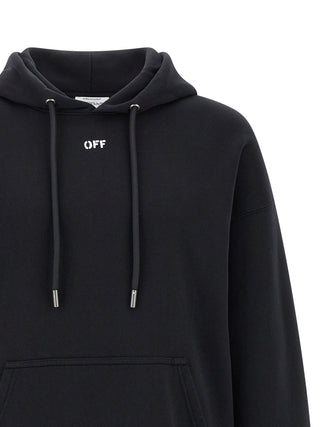 Off-White Black Cotton Sweatshirt