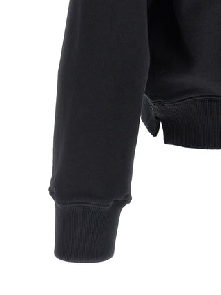 Off-White Black Cotton Sweatshirt