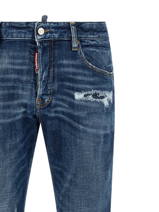 Dsquared² Blue Cotton Jeans Denim