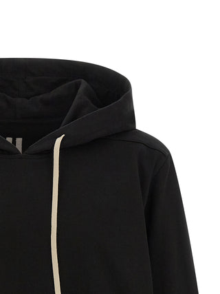 Rick Owens Black Cotton Sweatshirt