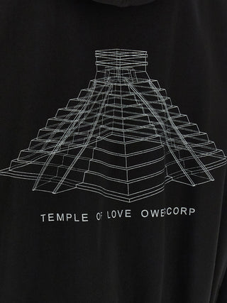 Rick Owens Black Cotton Sweatshirt