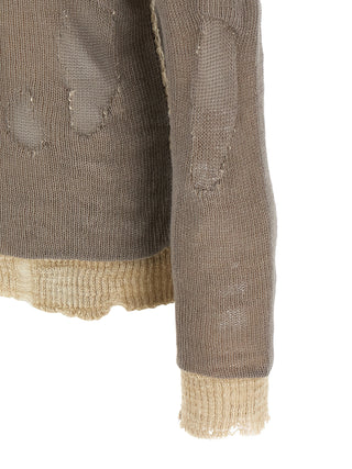 Diesel Gray Cotton Cardigan