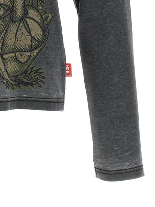 Diesel Gray Cotton Sportswear