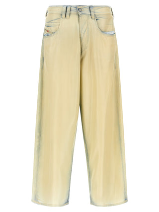 Diesel Beige Lyocell Jeans Denim