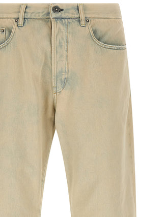Golden Goose Beige Cotton Jeans Denim