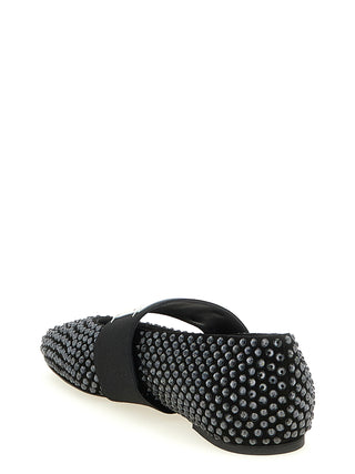 Givenchy Black Calfskin Ballet Flats