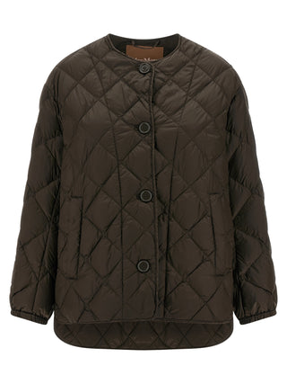 Max Mara Brown Polyamide Full-Length Jacket