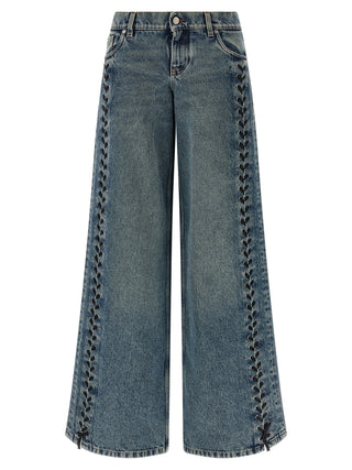 Stella McCartney Blue Cotton Jeans Denim