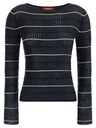 Max Mara Blue Silk Cardigan