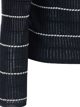 Max Mara Blue Silk Cardigan