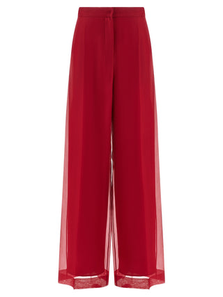Max Mara Multicolor Silk Casual Pants