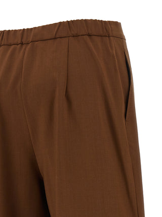 Max Mara Brown Virgin Wool Pants