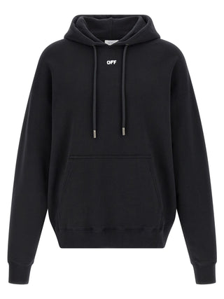 Off-White Black Cotton Sweatshirt