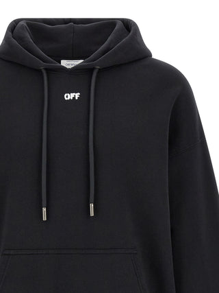 Off-White Black Cotton Sweatshirt
