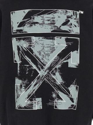 Off-White Black Cotton Sweatshirt