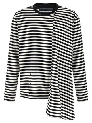 Yohji Yamamoto Bicolor Cotton Cardigan