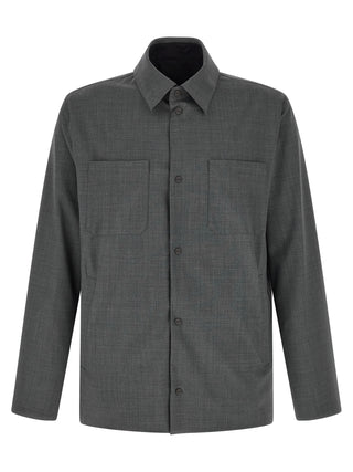 Herno Gray Polyester Full-Length Jacket