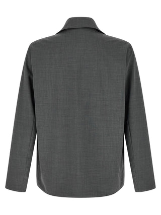 Herno Gray Polyester Full-Length Jacket