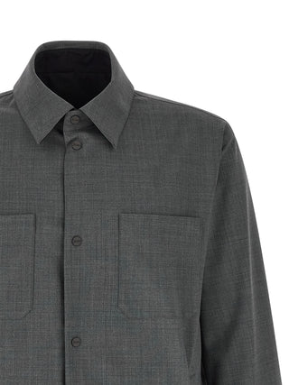 Herno Gray Polyester Full-Length Jacket