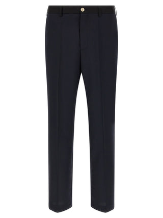 Marni Blue Virgin Wool Casual Pants