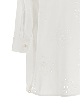Herno Broderie Anglaise Cotton Shirt