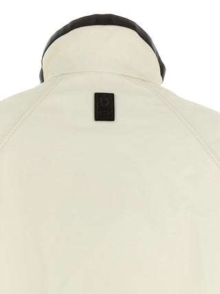 Ferragamo White Linen Full-Length Jacket