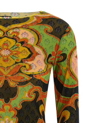 Etro Multicolor Polyamide Cardigan