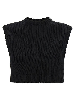 Max Mara Black Cotton Cardigan