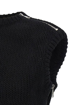 Max Mara Black Cotton Cardigan