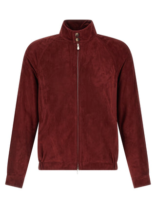 Brunello Cucinelli Multicolor Lamb Leather Leather Jacket