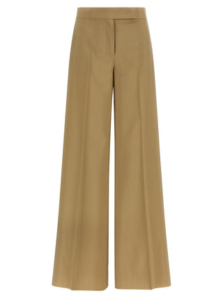 Max Mara Beige Virgin Wool Dress Pants