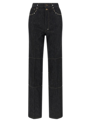 Lemaire Black Cotton High-Waisted Jean