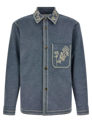 Isabel Marant Blue Cotton Blouse