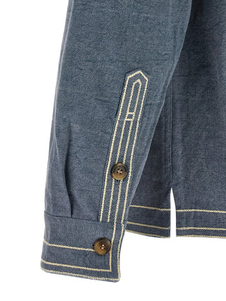 Isabel Marant Blue Cotton Blouse