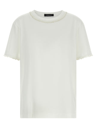 Fabiana Filippi White Cotton T-Shirt