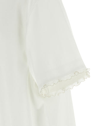 Fabiana Filippi White Cotton T-Shirt