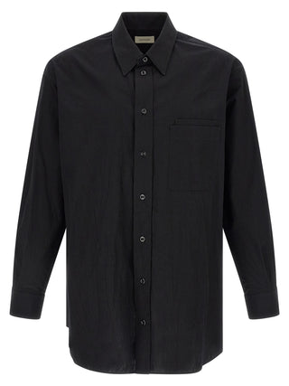 Lemaire Black Cotton Blouse