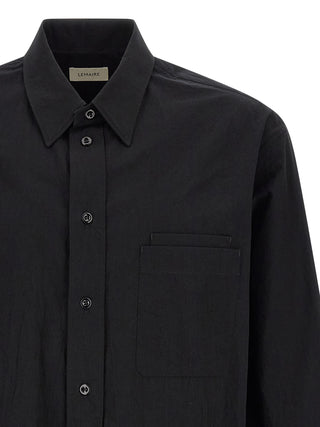 Lemaire Black Cotton Blouse