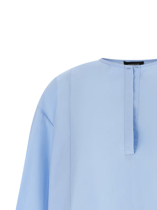Fabiana Filippi Blue Cotton Blouse