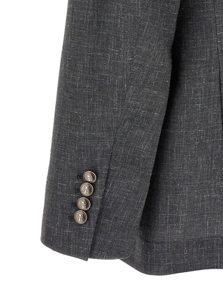 Brunello Cucinelli Gray Wool Blazer
