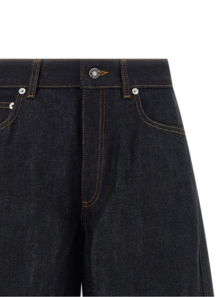 Givenchy Blue Cotton Flared Jeans